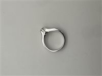 Anello Gioielleria Dossena  Donna in Oro bianco Diamante 0.36 Ct ANOR-259-253 - ANOR-259-253